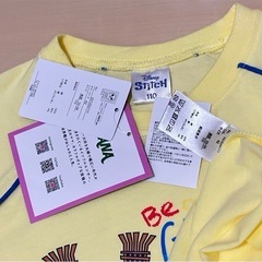 100 新品タグ付　スティッチのTシャツの画像