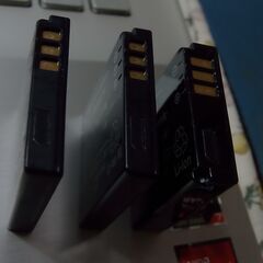 Ｐanasonic/デジカメバッテリーＤＭＷ－ＢＣＥ１０＝2個＆ＤＭＷ－ＢＣＣ１２＝1個の3点セット。の画像