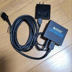 HDMI分配器　スプリッター　eSynic「2 WAY HDMI Splitter」HDMI分配器の画像