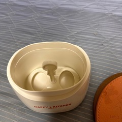 温泉卵調理器具とピザストーンの画像