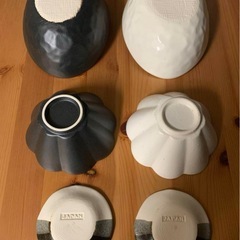 【新品】ペア 茶碗　皿 セットの画像