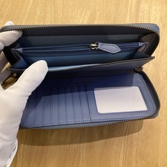 コーチ　コンチネンタルブルー長財布D⑤【新品未使用】の画像