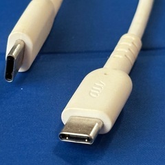 au 純正 充電ケーブル typeC-typeCの画像