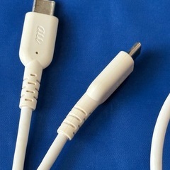 au 純正 充電ケーブル typeC-typeCの画像