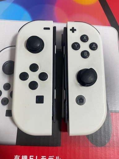 Nintendo Switch（有機ELモデル） Joy-Con(L)/(R) ホワイト　箱付属品全てあり