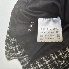 ノースリーブミニワンピース 黒白チェックの画像