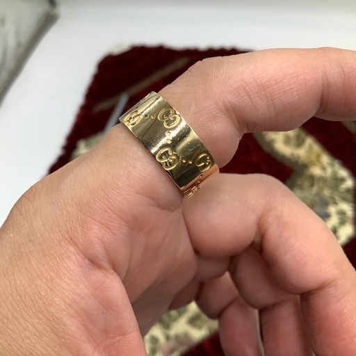 GUCCI グッチ アイコンリング　10g 約21号　750 18金