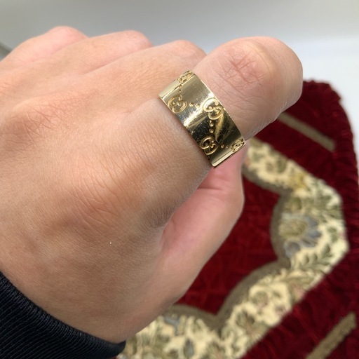 GUCCI グッチ アイコンリング　10g 約21号　750 18金
