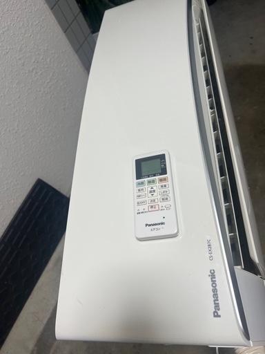 「決まりました」
基本取り付け工賃込み　 パナソニックエアコン CS-EX287C-W 主に8-10畳100V 2018年製♻️引き取