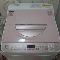 シャープ洗濯機　乾燥機能付きの画像