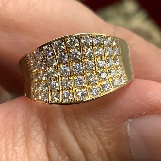 K18 ダイヤモンド　リング　7.1g 約11.5号　0.68ct