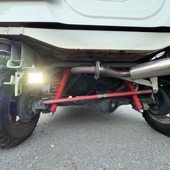 納車待ち🙇全込18万！スズキ ジムニー 京都 4WD！ETC！ 2インチアップ！社外マフラー！爆光フォグ！爆光バックライト！AT！初心者の方おすすめ！陸送可！の画像