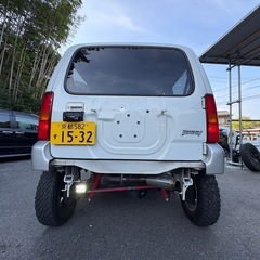 納車待ち🙇全込18万！スズキ ジムニー 京都 4WD！ETC！ 2インチアップ！社外マフラー！爆光フォグ！爆光バックライト！AT！初心者の方おすすめ！陸送可！の画像