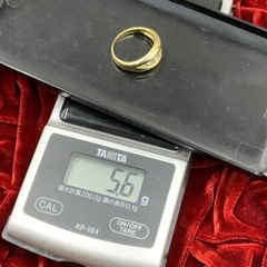 K18 ダイヤモンドリング　0.52ct 約11.5号　5.6gの画像