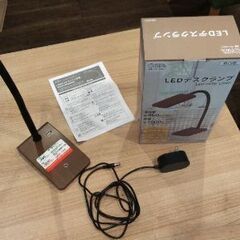 OHM　LEDデスクランプ　DS-LS20の画像