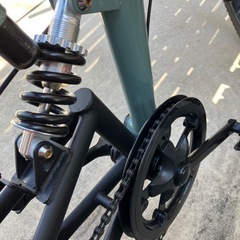折りたたみ自転車　前後輪サスペンションの画像