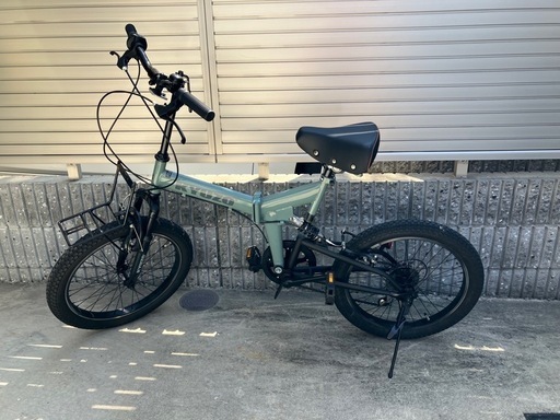 折りたたみ自転車　前後輪サスペンション