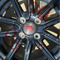 スタッドレスタイヤ4本セット、ホイール 付 155/65R14 75Qの画像