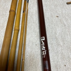 シマノ、釣竿と竹の釣竿の画像