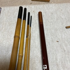 シマノ、釣竿と竹の釣竿の画像