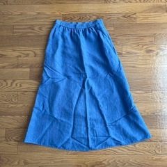 定価19000円　INDIVI リネン　ロングスカートの画像