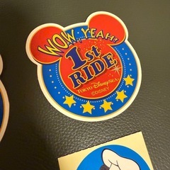 ディズニーシー 1st RIDE 記念シール 4枚 ファーストライド 非売品の画像