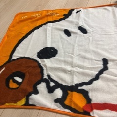 SNOOPY ミスド　　ミニ毛布　耳付きの画像