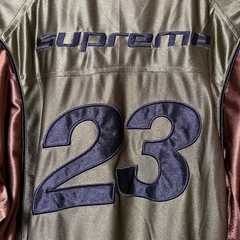 Supreme x Jordan Warm Up Jersey Brown XLの画像