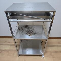 ステンレス作業台ワゴン 引き出し1杯タイプの画像