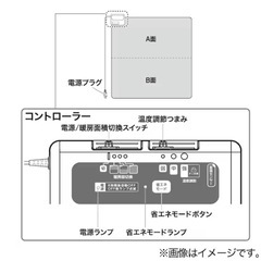 ニトリ　ホットカーペット　3畳の画像