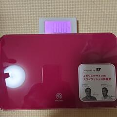 【ほぼ未使用　中古品】コンパクト体重計の画像