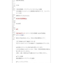 ハワイアンズ1泊2日　1室2名
チケットの画像