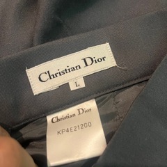 Christian Dior タイトスカート ダークグレーの画像