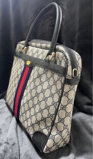 【オールドグッチ】シェリーライン トートバッグ 美品 GUCCI