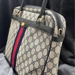 【オールドグッチ】シェリーライン トートバッグ 美品 GUCCIの画像