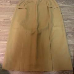 ディオール　タイトスカート　M ゴールド　黄土色の画像