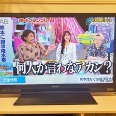SHARP　テレビの画像