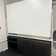 【Bランク】国産プロジェクター対応  ホワイトボード ホーロー 片面 脚付き の画像