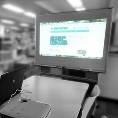 【Bランク】国産プロジェクター対応  ホワイトボード ホーロー 片面 脚付き の画像