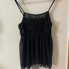 ハニーズ　チュールキャミソール　黒　Mサイズの画像