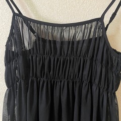 ハニーズ　チュールキャミソール　黒　Mサイズの画像