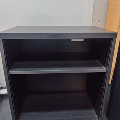 【0円】オシャレダークブラウンキャビネットの画像