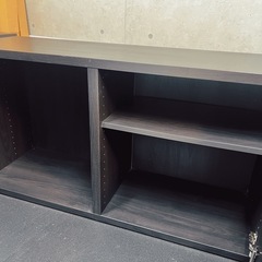 【0円】オシャレダークブラウンキャビネットの画像