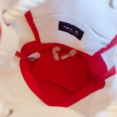 極美品 agnis b. 巾着リュックの画像