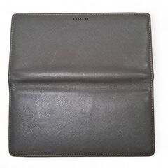COACH 二つ折りカードケース　グレーの画像