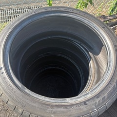 タイヤ4本セット225/45/18 2本 255/40/18 2本コンチネンタルの画像