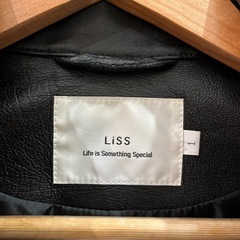 Liss シングルライダースジャケットの画像