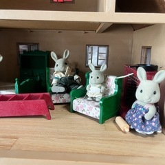シルバニアファミリー 三角屋根の初代ハウスセットの画像