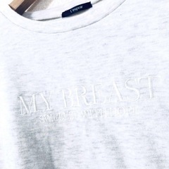 【受付中‼️】L'espoir★ショート丈★ゆったりトレーナー★レディース Mサイズ★いつでもお渡し可能です⭕️ の画像