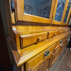 9/8まで 食器棚 収納 家具 棚 キャビネット 収納家具の画像